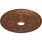 Ekena Millwork Bristol Ceiling Medallion (Fits Canopies up to 3 7/8"), 23 1/2"OD x 3 7/8"ID x 1"P, Polished Copper CM23BIPOS - alternate 4